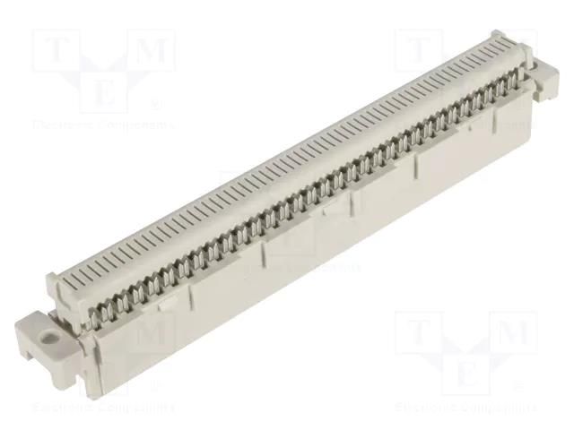 Connector: DIN 41612; plug; female; PIN: 64; straight; 2A; IDC; a+c HARTING 09032647828