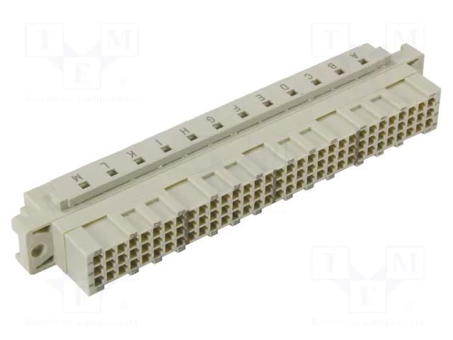 Connector: DIN 41612; plug; type C; female; PIN: 96; a+b+c; crimped HARTING 09035963214