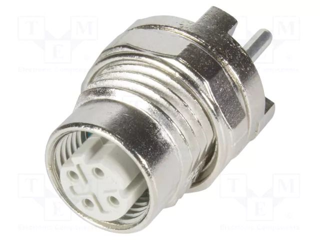 PIN: 4; for panel mounting,on PCBs,front side nut; plug HARTING 21033816410