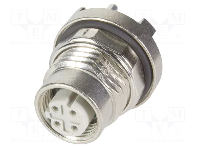 PIN: 4; for panel mounting,on PCBs,front side nut; plug HARTING 21033816420