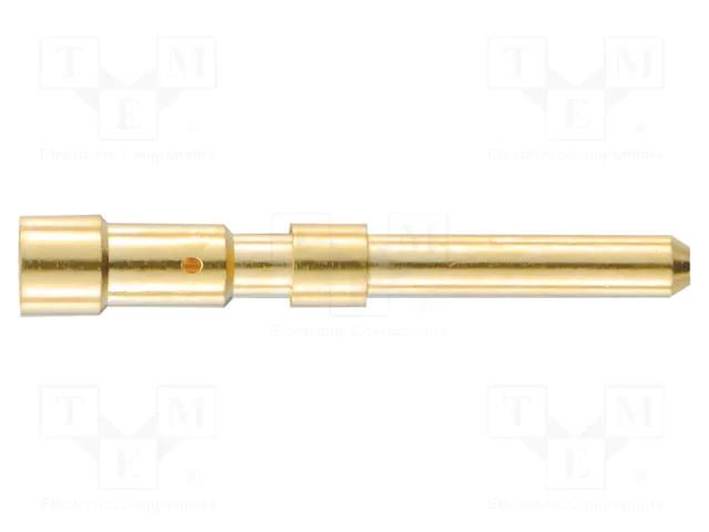 Contact; male; 1.5mm; gold-plated; 0.14÷1mm2; crimped; for cable HARTING 09151006111