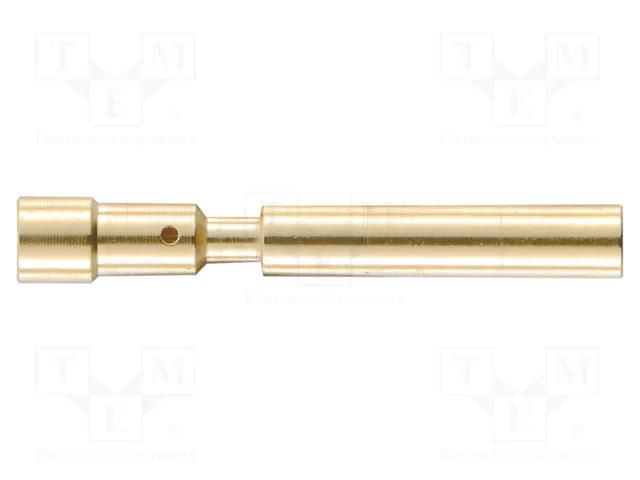 Contact; female; 1mm; gold-plated; 0.08÷0.56mm2; crimped HARTING 09151006201