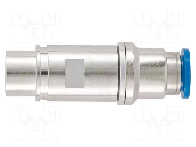Contact; female; with cut-off valve; pipe OD Ø10mm; brass HARTING 09140006468