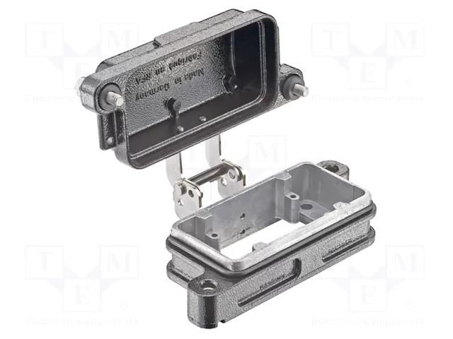 Enclosure: for HDC connectors; Han® HPR; size 10B; -40÷125°C HARTING 09400100317