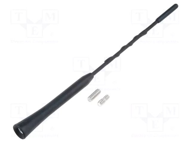 Antenna mast; 0.24m; M5,M6; inside; AM,FM 4CARMEDIA ANT.36.1