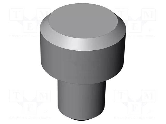 Assembly stud; Ø: 5mm; L: 6.8mm; black INGUN IGN-3161