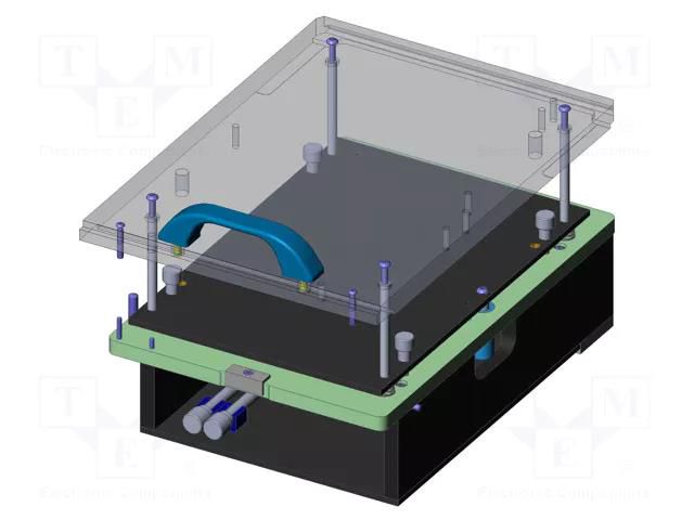 Manual test fixture; MA 350; 170x365x251mm; 300N; 25VAC,60VDC INGUN IGN-46100
