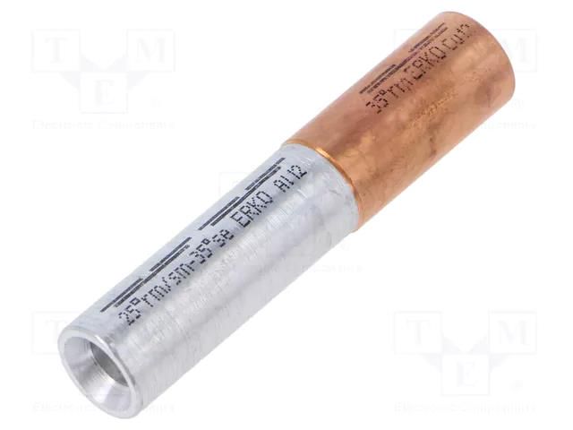Tip: butt splice; reductive; copper / aluminum; crimped ERKO ACL-25-35/1