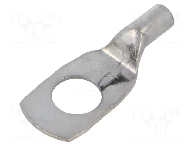 Tip: ring tube; M10; 6mm2; crimped; for cable; tinned; copper ERKO KCS-10-6/1