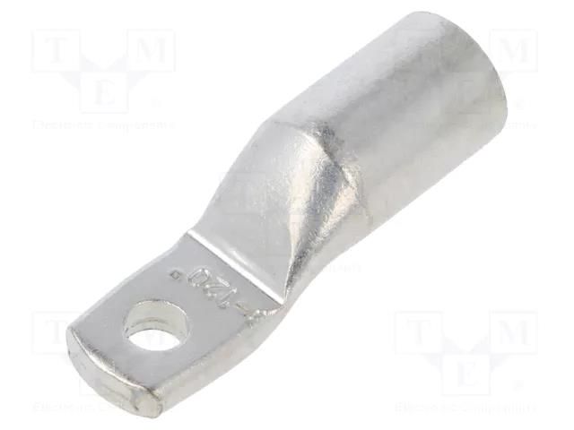 Tip: ring tube; M8; 120mm2; crimped; for cable; tinned; copper ERKO KCZ-8-120/1