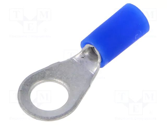Tip: ring; M6; Ø: 6.5mm; 1.5÷2.5mm2; crimped; for cable; insulated ERKO KOV-6-2.5/100
