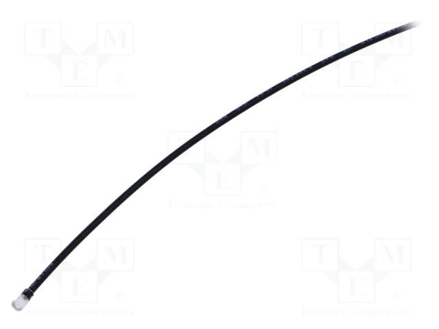 Fiber for LED; L: 203.2mm; round; LC; flexible BIVAR LC-8.0