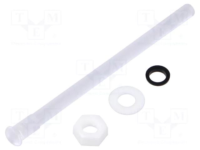 Fiber for LED; Ø5mm; L: 56mm; round; Front: convex; IP67 BIVAR PLTR5-56MM-PR1