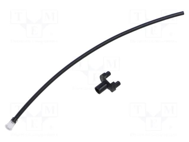 Fiber for LED; Ø4.2mm; L: 127mm; round; Front: convex; SMFLP BIVAR SMFLP5.0