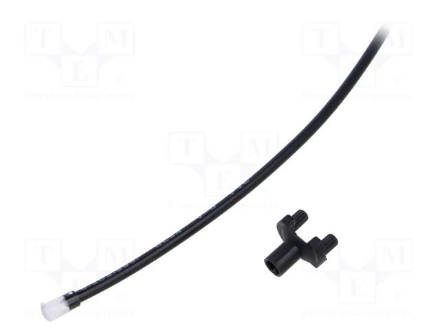 Fiber for LED; Ø4.2mm; L: 152.4mm; round; Front: convex; SMFLP BIVAR SMFLP6.0