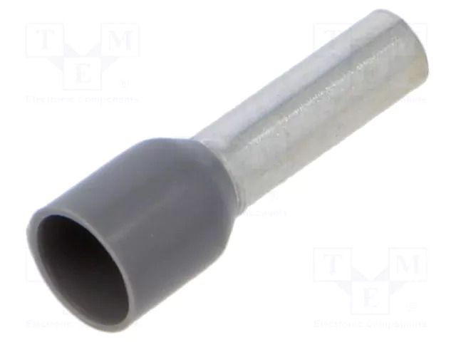 Tip: bootlace ferrule; insulated; copper; 4mm2; 10mm; tinned ERKO TE-4-10V/100