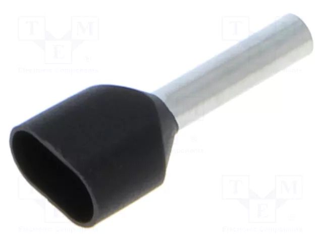 Tip: bootlace ferrule; insulated,double; copper; 1.5mm2; 10mm ERKO TV-1.5-10/100