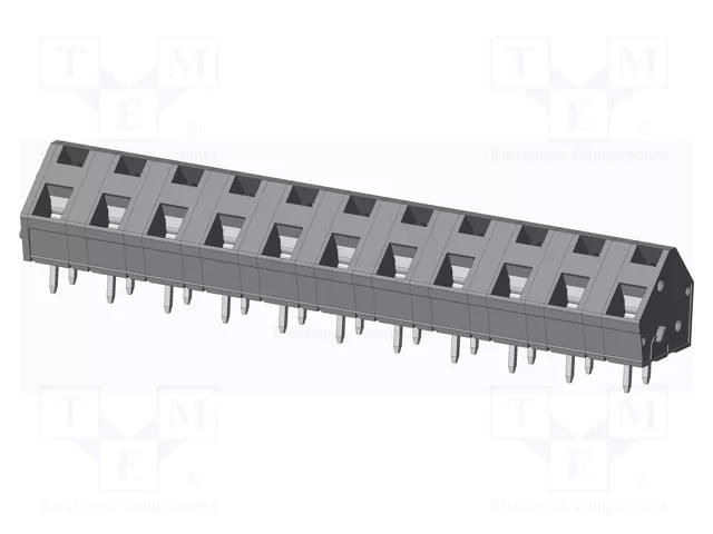 Connector: PCB terminal block; terminal; HG; 15A; PIN: 11; on PCBs AMPHENOL ANYTEK HG1120800000G