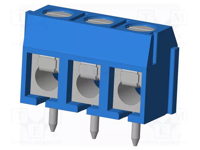 Connector: PCB terminal block; terminal; TC; 15A; PIN: 3; on PCBs AMPHENOL ANYTEK TC0323620000G