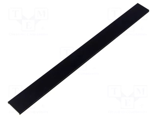 Bezel; black; 0.25m; MP-22; polycarbonate KLUŚ K-C28261L07-0.25M