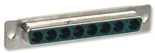 D SUB HOUSING, PLUG, DC, 8POS, 8W8 DC8W8PA00LF