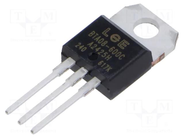 Triac; 600V; 8A; TO220AB; Igt: 25mA; Ufmax: 1.55V LUGUANG ELECTRONIC BTA08-600C-LGE