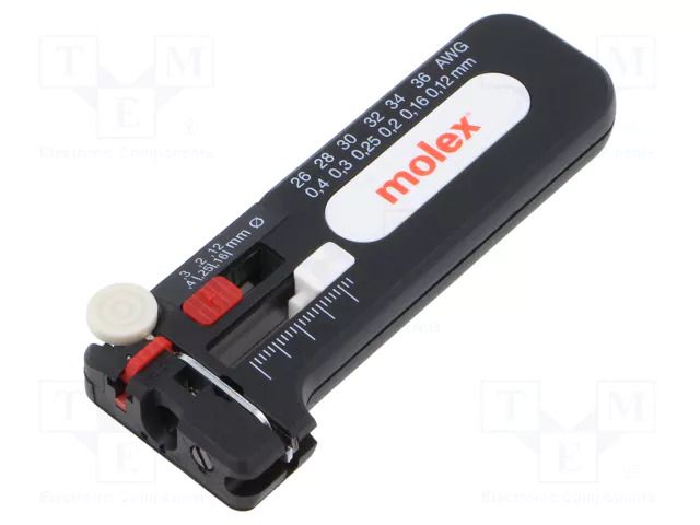 Stripping tool; 0.12÷0.4mm; Wire: round MOLEX MX-63817-1300