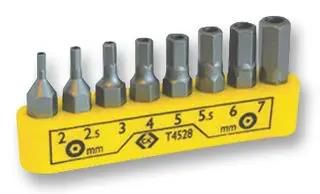 SCREWDRIVER BIT, TAMPER-PROOF HEXAGON T4528