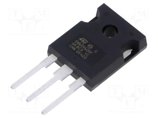 Transistor: IGBT; 600V; 60A; 375W; TO247-3 STMicroelectronics STGW60V60DF