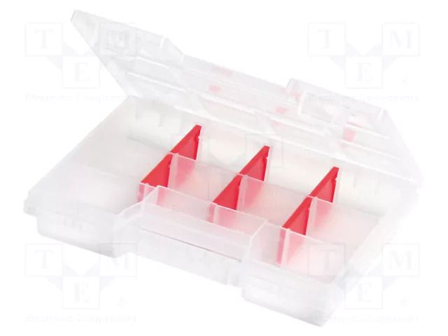 Container: collective; with partitions; transparent; NOR 20 KISTENBERG KNO20154T