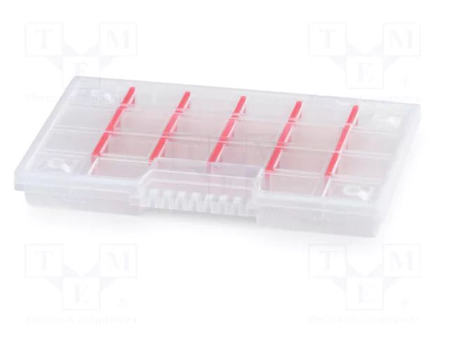 Container: collective; with partitions; transparent; NOR 30 KISTENBERG KNO30204T