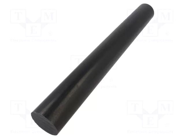Rod; Ø: 60mm; L: 500mm; black; cast; Length tolerance: 0; +1mm; sleeve MITSUBISHI CHEMICAL ADV. MATERIALS 16091292B060050000