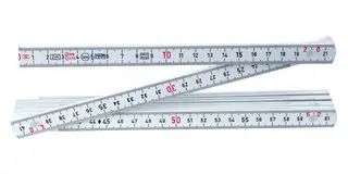 FOLDING RULER, 15MM X 2M, FIBERGLASS 61602