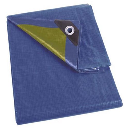 Tarpaulin - Blue/Khaki - Strong - 4 x 4 m 110-0404