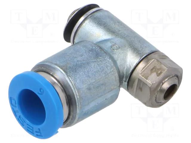 Throttle-check valve; 0.2÷10bar; NBR caoutchouc; 115l/min; 6mm FESTO GRLZ-M5-QS-6-D