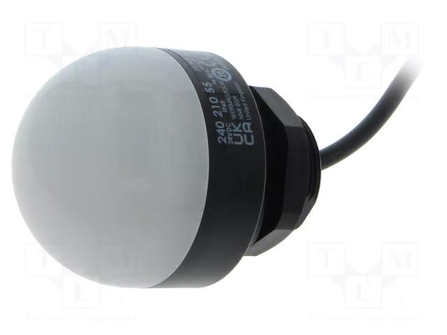 Control lamp; 30mm; -20÷50°C; Ø32mm; IP65; 24VDC; RGY (3 colours) WERMA WER-24021055