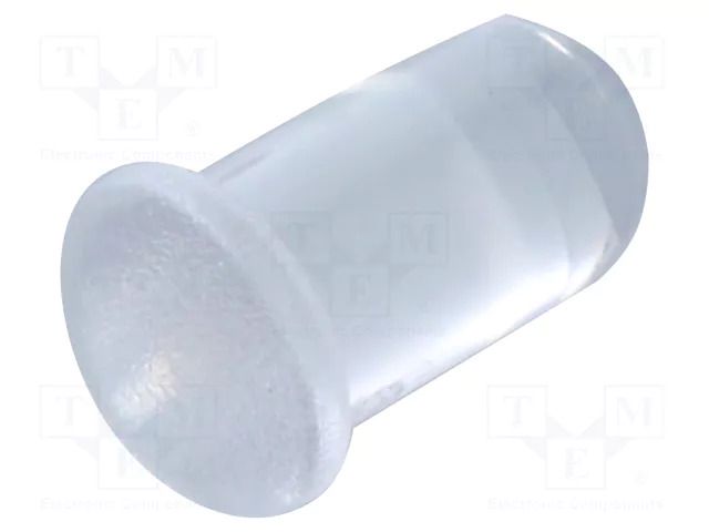 Fiber for LED; Ø5mm; L: 7mm; round; Front: convex BIVAR PLW5-7MM