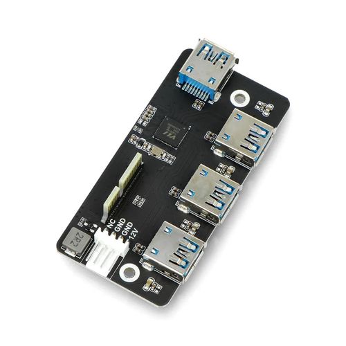 PCIe to USB 3.2 adapter HUB 4x USB - compatible with Raspberry Pi CM4 - Waveshare 18899 WSR-20090 5904422380090