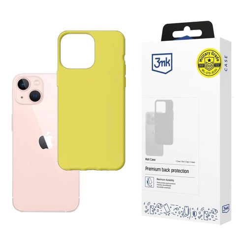 Case for iPhone 14 Plus from the 3mk Matt Case series - lime, 3mk Protection 5903108476614 5903108476614