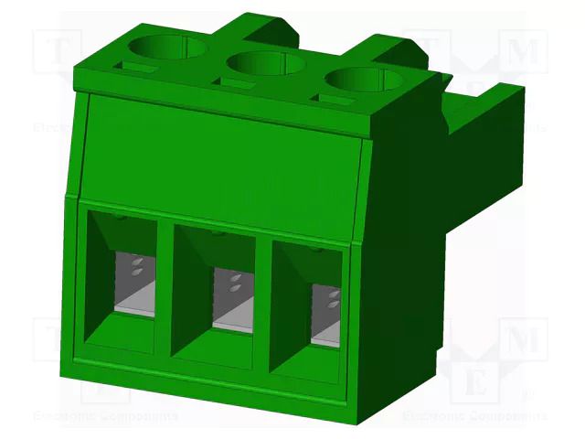 Connector: pluggable terminal block; plug; female; 12A; 300V; 1x3 AMPHENOL ANYTEK TJ0351560000G