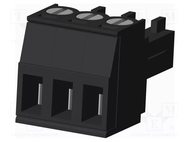 Connector: pluggable terminal block; plug; female; 10A; 300V; PA66 AMPHENOL ANYTEK TJ0311030000G