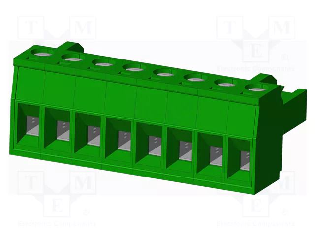 Connector: pluggable terminal block; plug; female; 12A; 300V; 1x8 AMPHENOL ANYTEK TJ0851560000G