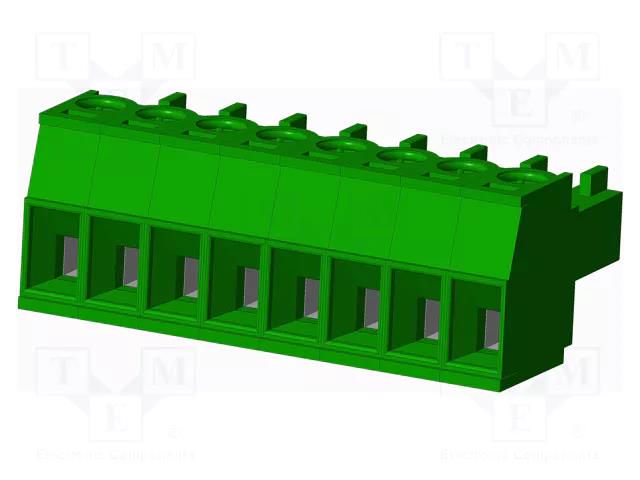 Connector: pluggable terminal block; plug; female; 10A; 300V; 1x8 AMPHENOL ANYTEK TJ0831530000G