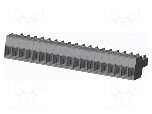 Connector: pluggable terminal block; plug; female; 10A; 300V; grey AMPHENOL ANYTEK TJ1931830000G