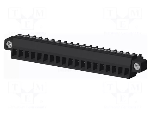 Connector: pluggable terminal block; plug; female; 10A; 300V; PA66 AMPHENOL ANYTEK TJ1911020000G
