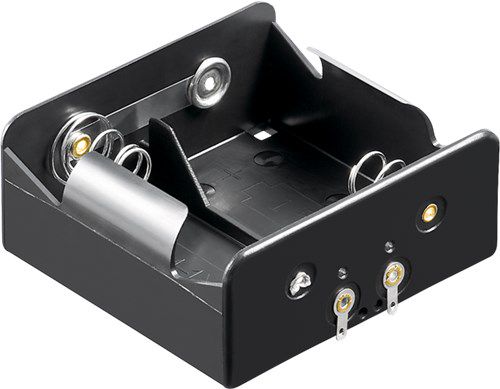 2x D (Mono) Battery Holder - Solder tail (U) 11033