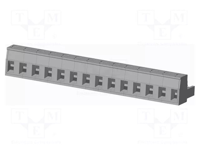 Connector: pluggable terminal block; plug; female; 12A; 300V; grey AMPHENOL ANYTEK TJ14A1800000G
