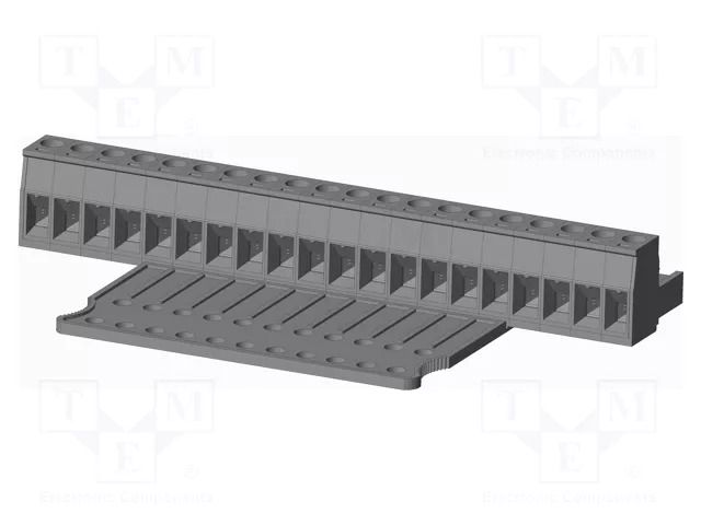 Connector: pluggable terminal block; plug; female; 12A; 300V; grey AMPHENOL ANYTEK TJ2051840000G