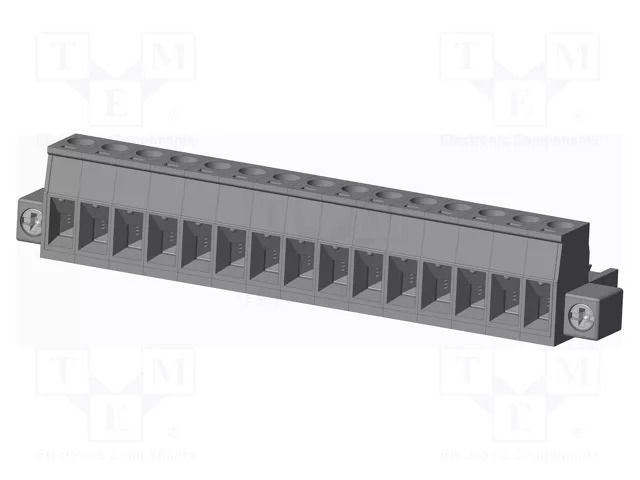 Connector: pluggable terminal block; plug; female; 12A; 300V; grey AMPHENOL ANYTEK TJ1551820000G