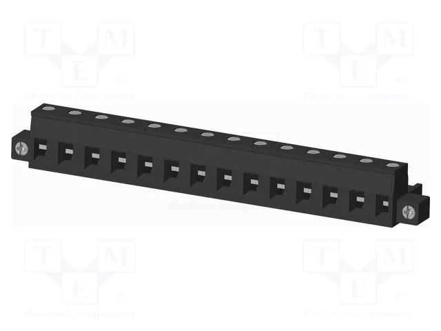 Connector: pluggable terminal block; plug; female; 12A; 300V; PA66 AMPHENOL ANYTEK TJ14A1020000G
